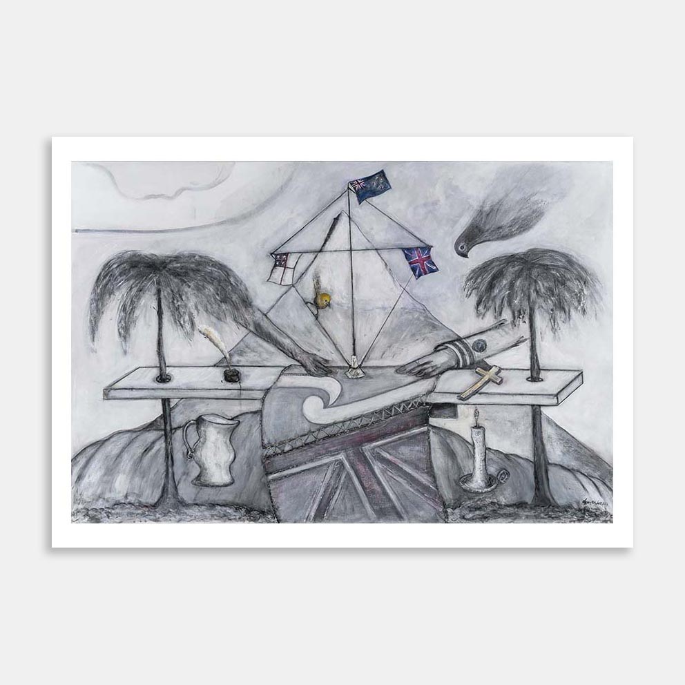 The Treaty of Waitangi Art Print